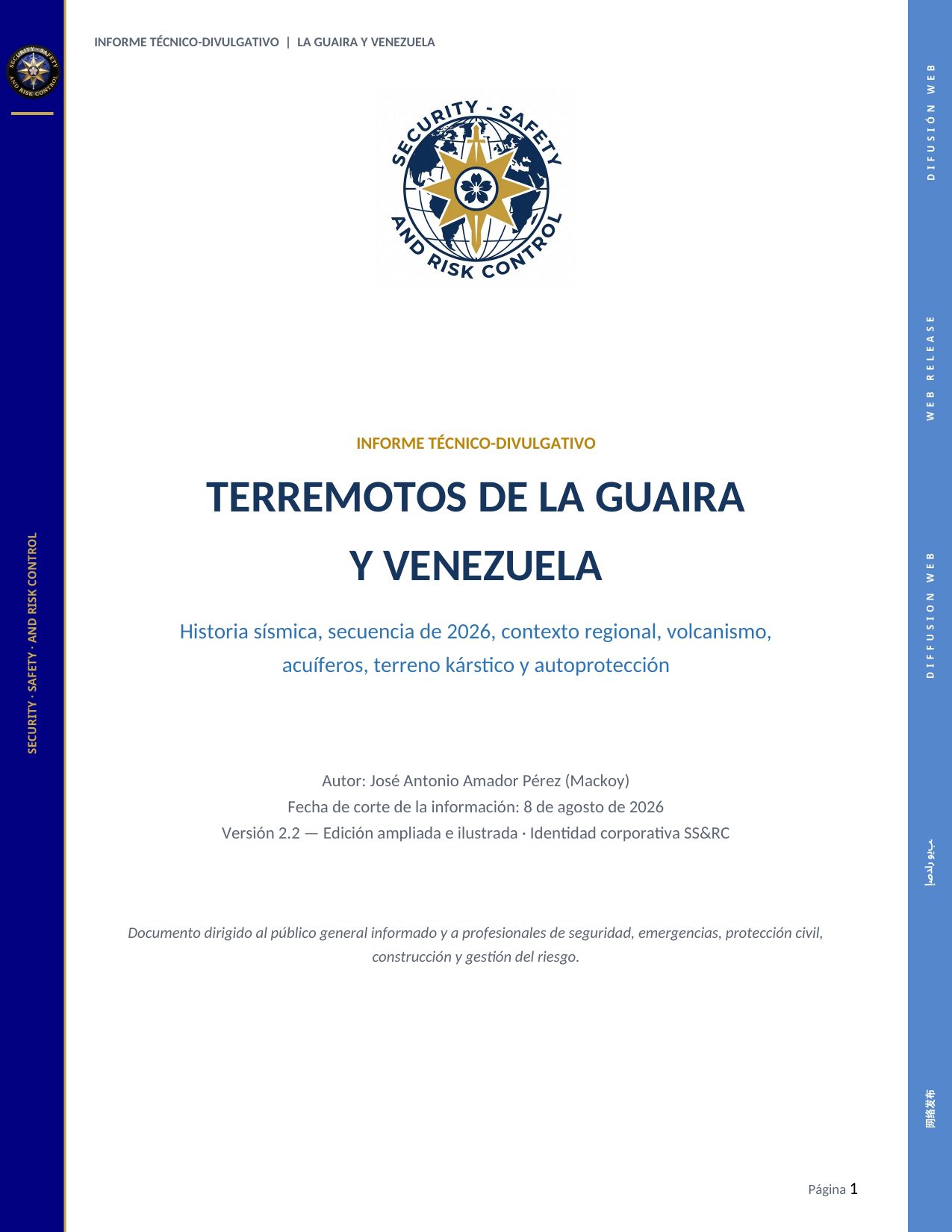 Terremotos de La Guaira y Venezuela — Informe técnico-divulgativo V2.2 — página 1 de 72